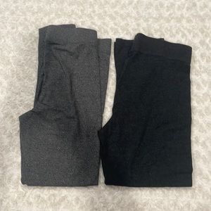 2 pairs forever 21 leggings. Size L and size XL